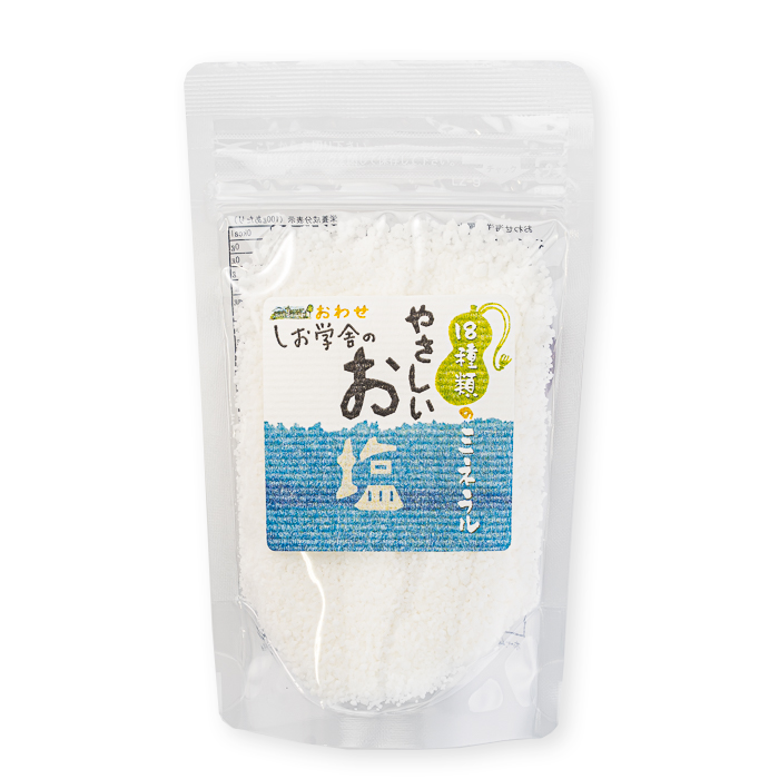 やさしいお塩 100g - 尾鷲しお学舎の売店（通販サイト）｜みえ尾鷲深層水由来の塩を使用したこだわり商品をお取り寄せ