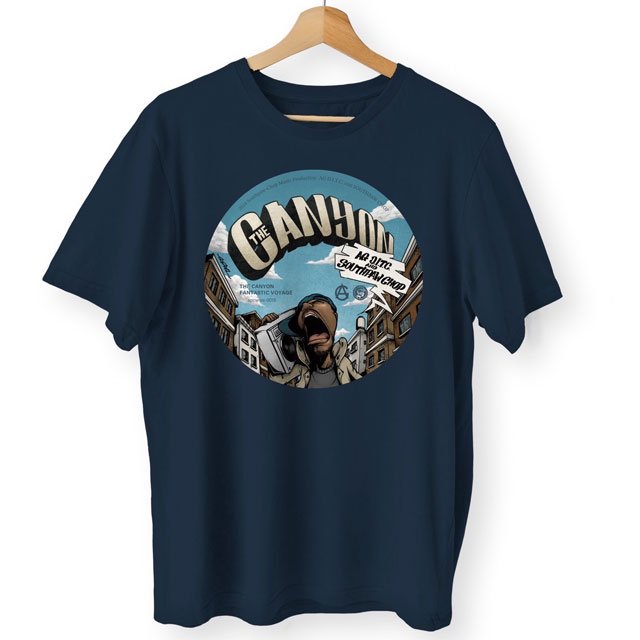 WENOD RECORDS : AG (D.I.T.C.) AND SOUTHPAW CHOP - THE CANYON [T-SHIRT]  (ネイビー) Southpawchop (2024) 9月11日発売