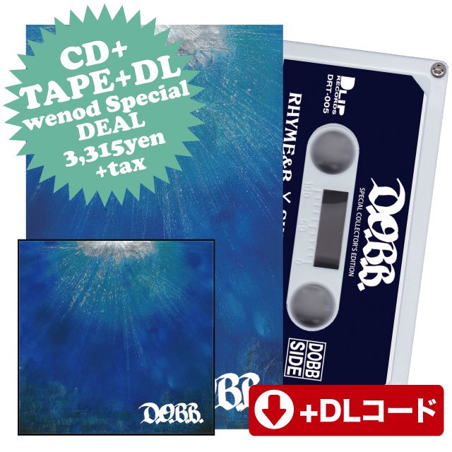 WENOD RECORDS : RHYME&B x SHEEF THE 3RD - D.O.B.B.CD+TAPE ALBUM(+