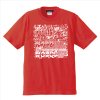 OILWORKS - WORLD OF WORDS RED T-SHIRT (OILWORKS/2016)
