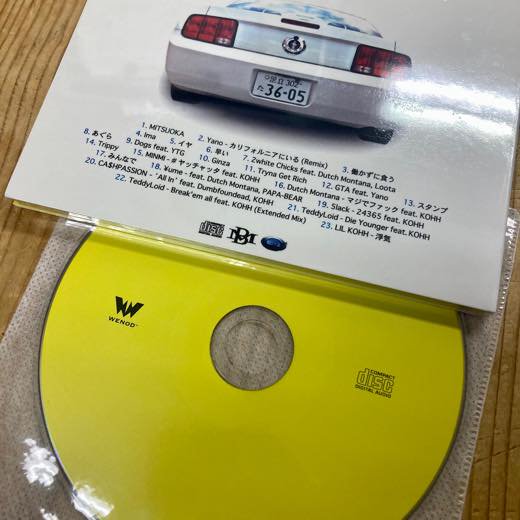 WENOD RECORDS : KOHH - YELLOW T△PE 4 [CD] GUNSMITH PRODUCTION (2016)【特典付き】