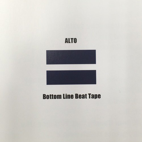 WENOD RECORDS : Alto - Bottom Line Beat Tape [CDR] WHITE LABEL