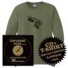 DJ KAZZMATAZZ - JAPANESE CUTZ VOL.10 CD + LONG T-SHIRT SET GREEN (Wild Hot / 2018)WENOD꾦ʡ