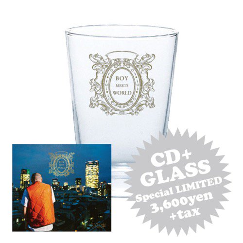 WENOD RECORDS : 仙人掌 - BOY MEETS WORLD CD+GLASS SET (DOGEAR