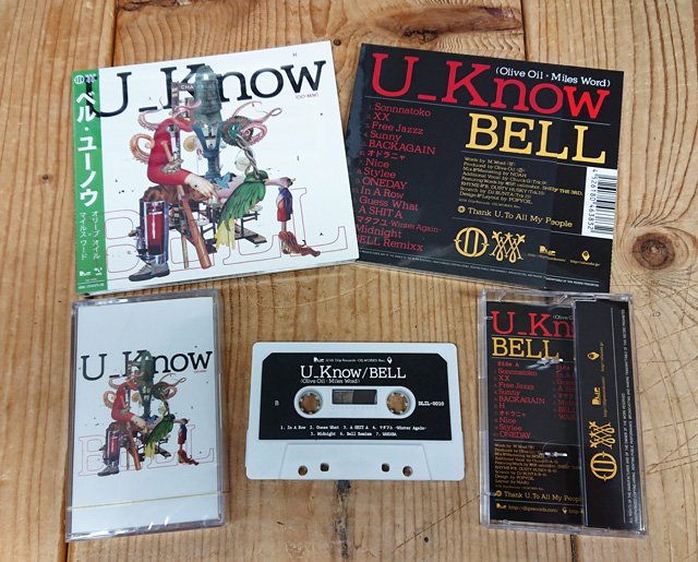 WENOD RECORDS : U_Know [Olive Oil x Miles Word] - BELL CD+TAPE (+ 