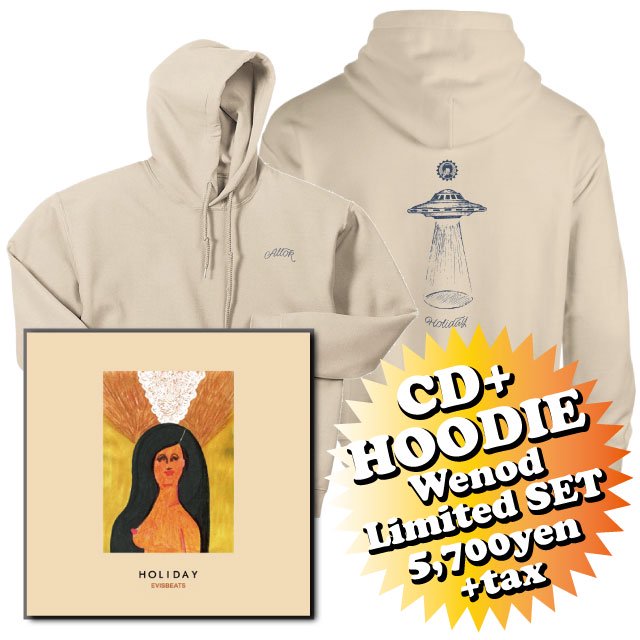 WENOD RECORDS : EVISBEATS - HOLIDAY CD+HOODIE SET (AMIDA STUDIO