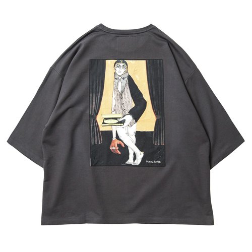 WENOD RECORDS : TIGHTBOOTH x OILWORKS - WAITER 7 SLEEVE T-SHIRT