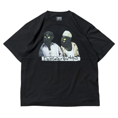 WENOD RECORDS : TIGHTBOOTH x OILWORKS - BROTHERS T-SHIRT BLACK