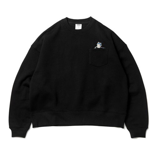 WENOD RECORDS : TIGHTBOOTH x KILLER-BONG - BLACK/ KB CREW SWEAT