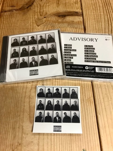 WENOD RECORDS : KANDYTOWN - ADVISORY [CD] WARNER MUSIC JAPAN (2019 
