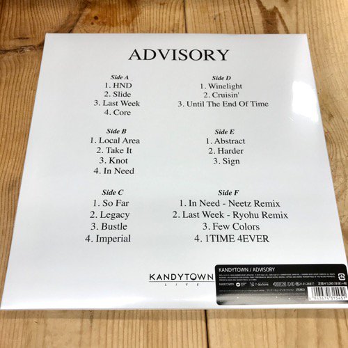 WENOD RECORDS : KANDYTOWN - ADVISORY [3LP] WARNER MUSIC JAPAN 