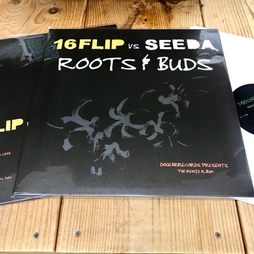 WENOD RECORDS : 16FLIP VS SEEDA - Roots & Buds [2LP] DOGEAR 