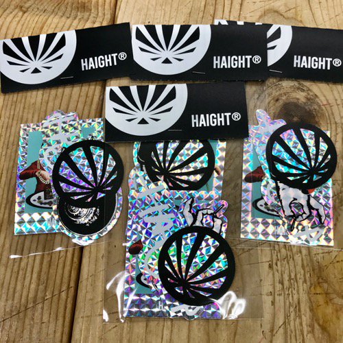 WENOD RECORDS : HAIGHT x KILLER-BONG - HOLOGRAM STICKER PACK (HAIGHT/2020)