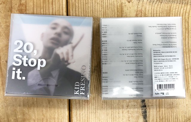 WENOD RECORDS : KID FRESINO - 20,Stop it. [CD] Dogear Records 