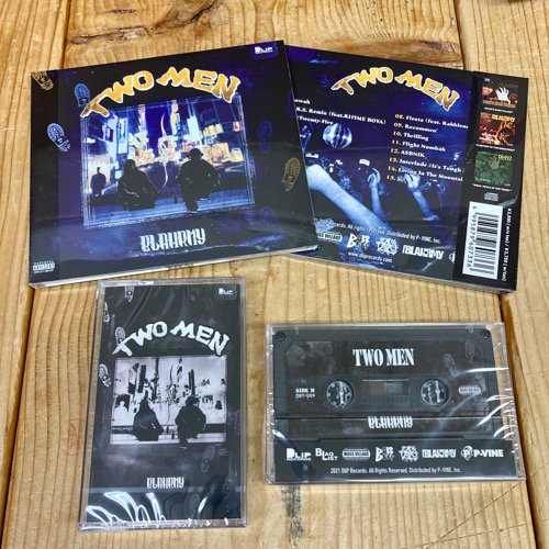 WENOD RECORDS : BLAHRMY - TWO MEN CD+TAPE SET (DLIP RECORDS/2021)【限定100セット】