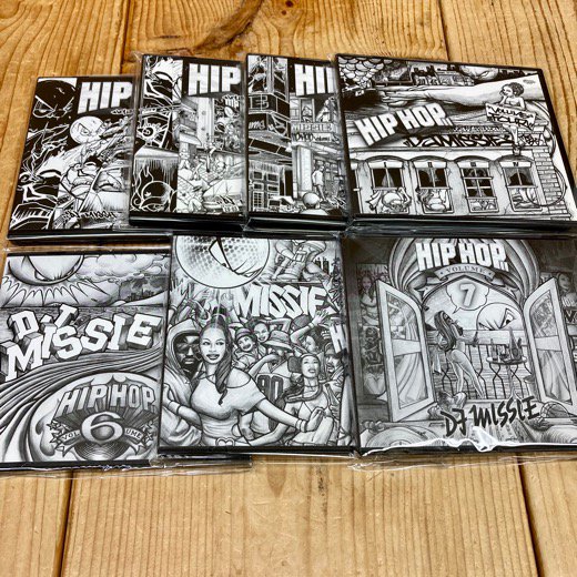 WENOD RECORDS : DJ MISSIE - HIP HOP VOL.1.2.3.4.5.6.7 SET [7MIX CD 