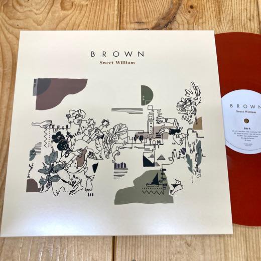 WENOD RECORDS : Sweet William - Brown [LP] Arte Sonata/ TOYOKASEI 