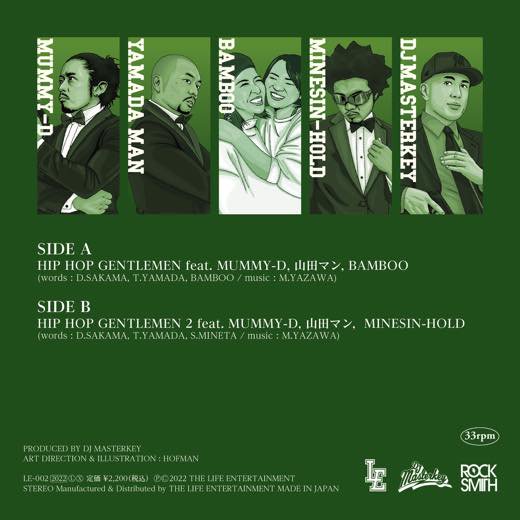 WENOD RECORDS : DJ MASTERKEY - HIPHOP GENTLEMAN 1,2 [7