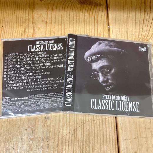 WENOD RECORDS : RYKEYDADDYDIRTY - CLASSIC LICENSE [CD] MZEE 