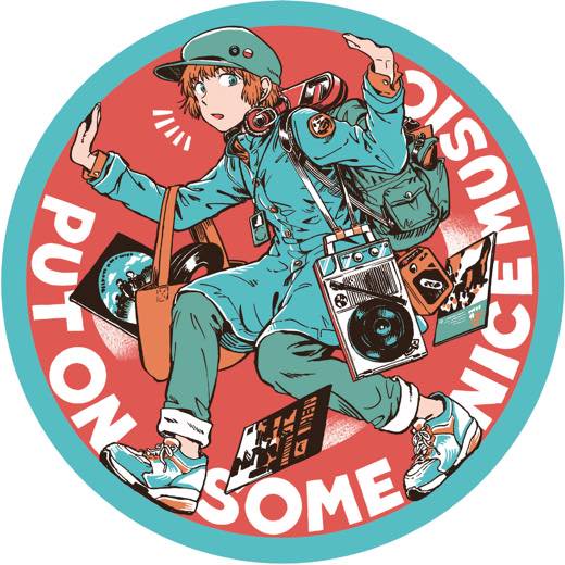 WENOD RECORDS : 毛塚了一郎 - PUT ON SOME NICE MUSIC [スリップ