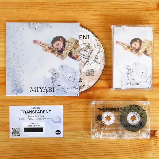 WENOD RECORDS : MIYABI - TRANSPARENT [TAPE+MIXCD+DLコード] KAIKOO  (2023)【枚数限定生産】【WENOD限定販売】4月28日発売