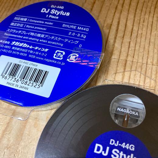 WENOD RECORDS : NAGAOKA - M44G交換針「DJ-44G」[GOODS] ナガオカ