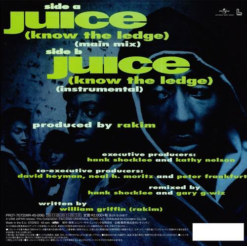 WENOD RECORDS : Eric B. & Rakim - Juice (Know The Ledge)[7 