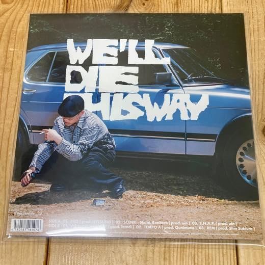 新品未使用WE'LL DIE THIS WAY 12\" Skaaiレコード WENOD RECORDS : Skaai - WE'LL DIE THIS WAY [12