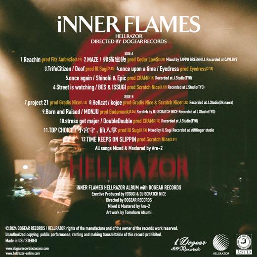 WENOD RECORDS : HELLRAZOR - iNNER FLAMES Directed by Dogear 