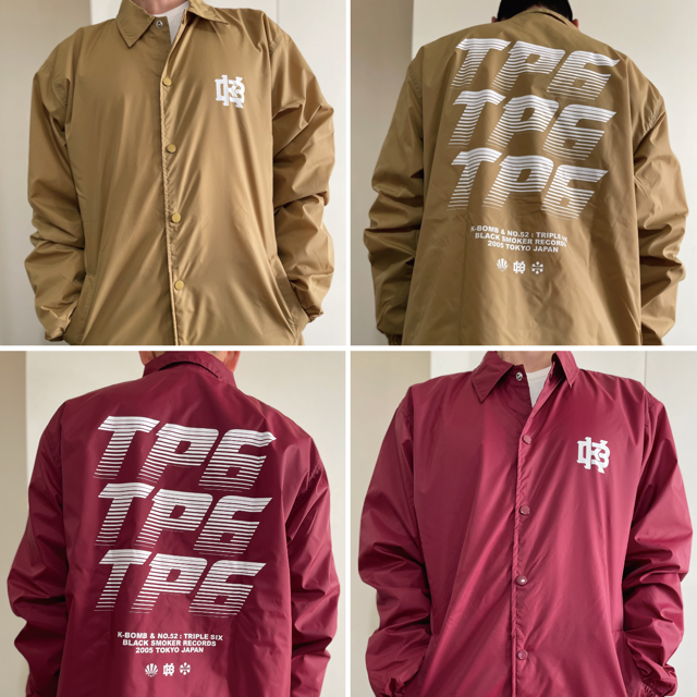 WENOD RECORDS : KILLER-BONG - TRIPLE SIX COACH JACKET WENOD RECORDS : KILLER-BONG - TRIPLE SIX COACH JACKET
