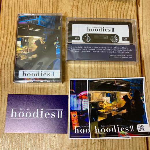 WENOD RECORDS : Tatwoine - hoodies Ⅱ [TAPE+DLコード] TWIN SUNS (2024) 4月中旬入荷