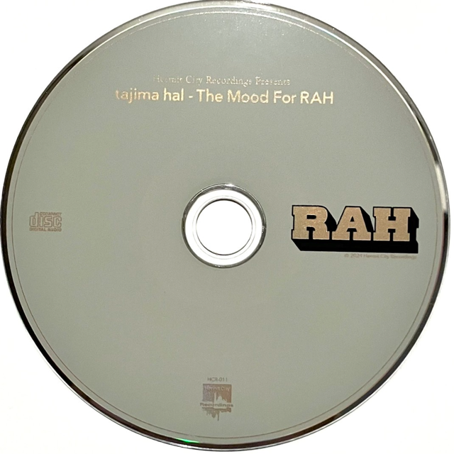 WENOD RECORDS : tajima hal - The Mood For RAH [MIX CD] RAH/Hermit City  Recordings (2024)