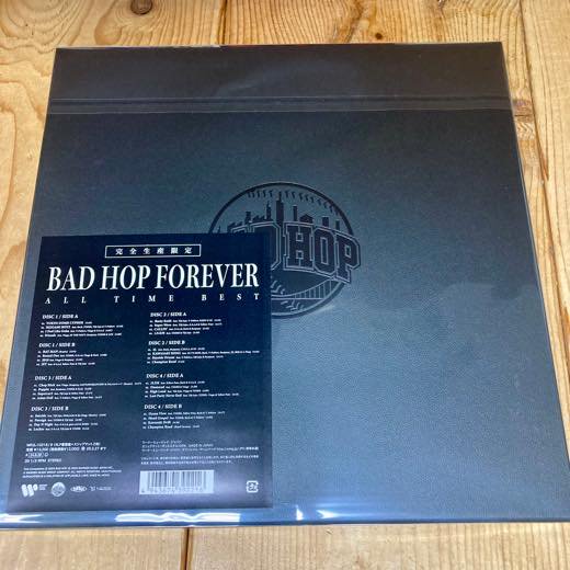 WENOD RECORDS : BAD HOP - BAD HOP FOREVER (ALL TIME  BEST)【4LP重量盤+オリジナル・スリップマット2種】【数量限定盤】(2024) 8月28日発売