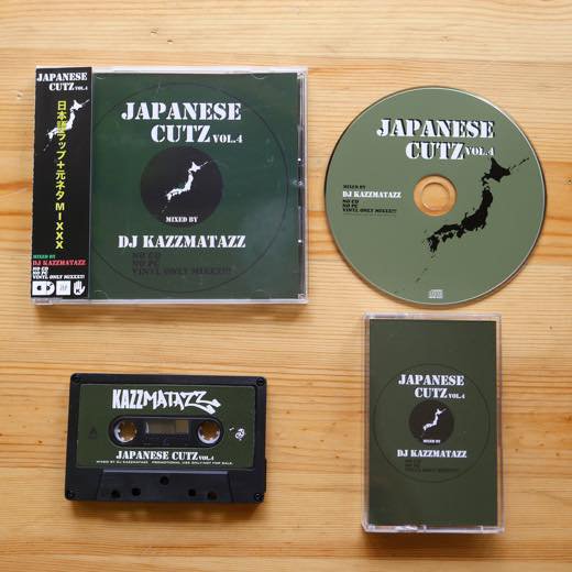 WENOD RECORDS : DJ KAZZMATAZZ - JAPANESE CUTZ VOL.4 MIX CD + TAPE SET  (Kレコード 2024) 8月26日発売