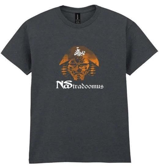 WENOD RECORDS : MF DOOM / NAS - NASTRADOOMUS T-SHIRTS [TWEED