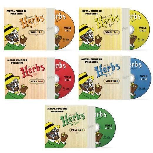 MF DOOM SPECIAL HERBS VOL.1 & 2 レコード Metal Fingers Presents: Special Herbs Vol. 1 & 2 - Orange