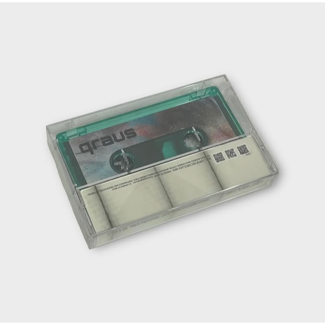 ブロッターアート 幻影を覗く世界 大判シート 裏面作者サイン入り限定品 WENOD RECORDS : QRAUS - Scriptures Of Solitude 21-23 [TAPE