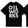 OILWORKS - OILGYM BLACKxWHITE(S) T-SHIRT (OILWORKS/2014)