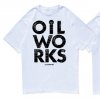 OILWORKS - OILGYM WHITExBLACK(S) T-SHIRT (OILWORKS/2014)