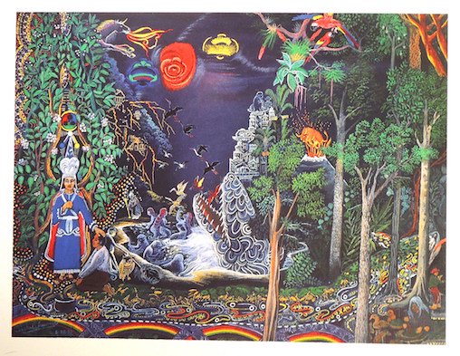 パブロ・アマリンゴの描くアヤワスカの世界／4枚カード - オルタード・ディメンションの楽しいショップ