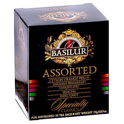 BASILUR SPECIALTY CLASSIC ASSORTED ティーバッグ10袋 (5種×2袋入り)