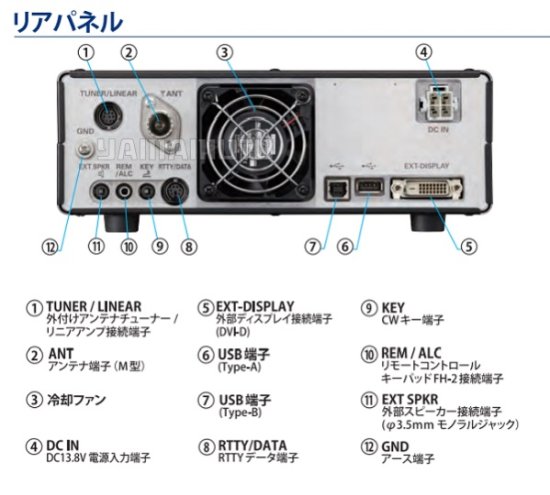 ヤエス(八重洲無線) FT-710M AESS 50W HF/50MHz SDR トランシーバー