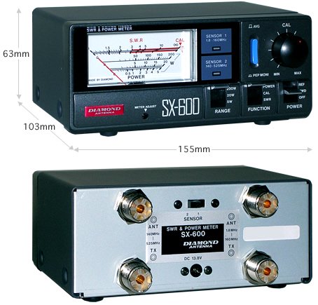 ダイヤモンド SX-400 SWR/POWER計SX-400SW - アマチュア無線