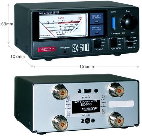 第一電波工業 SX600 SWR＆パワー計 ダイヤモンドアンテナ(第一電波工業