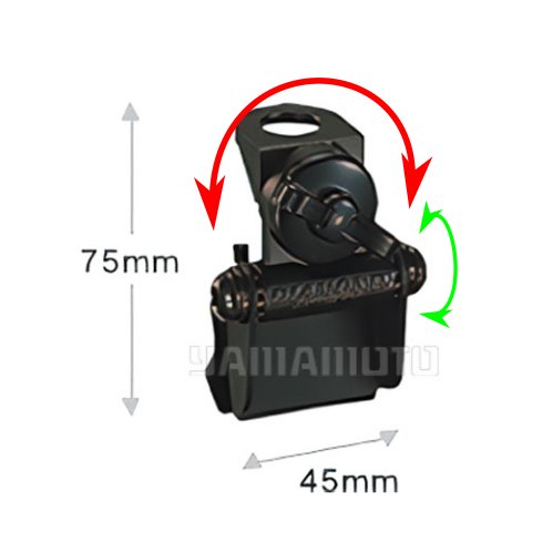 K311 ルーフサイド用基台(可倒式ミディサイズベース)2軸変角機構付き ダイヤモンドアンテナ(第一電波工業) - 山本無線 オンラインショップ