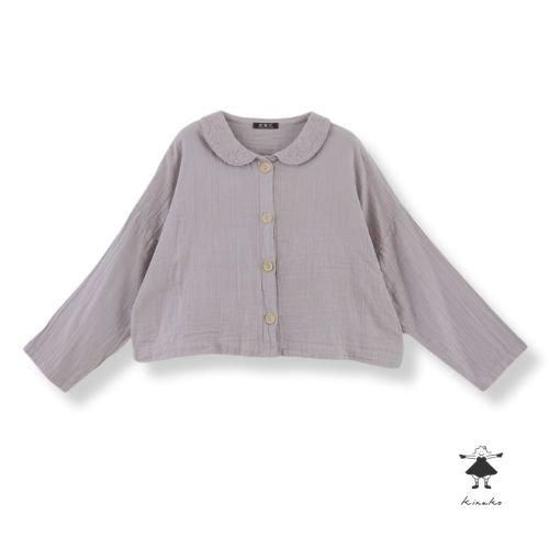 アトリエきなこ コットンガーゼ ゆったりワンピース　オーバーサイズ 日本製 アトリエきなこ コットンガーゼ ゆったりワンピース オーバー