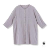 ダブルガーゼピンタックチュニック<img class='new_mark_img2' src='https://img.shop-pro.jp/img/new/icons1.gif' style='border:none;display:inline;margin:0px;padding:0px;width:auto;' />