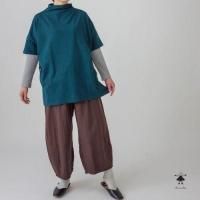 天竺ボトルネックロングプルオーバー