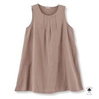 ダブルガーゼチュニックベスト<img class='new_mark_img2' src='https://img.shop-pro.jp/img/new/icons1.gif' style='border:none;display:inline;margin:0px;padding:0px;width:auto;' />