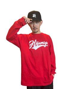 HIFUMIYA Emblem Long T-shirt (RED)